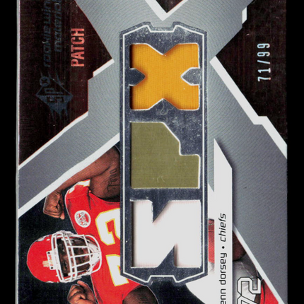 2008 Upper Deck SPx Rookie Winning Materials Glenn Dorsey #RM-GD 71/99 Patch
