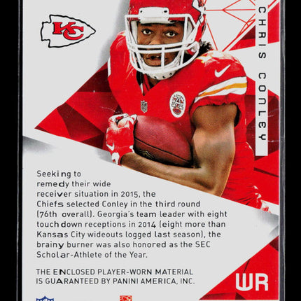 2015 Panini Certified New Generation Chris Conley #NG-CC RC Jersey 10/99