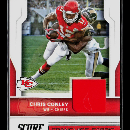 2017 Panini Score Chris Conley #25 Memorabilia Jersey