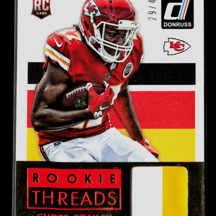2015 Donruss Rookie Threads Chris Conley #DRT-CC RC 29/49 Patch