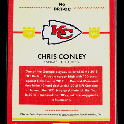 2015 Donruss Rookie Threads Chris Conley #DRT-CC RC 29/49 Patch