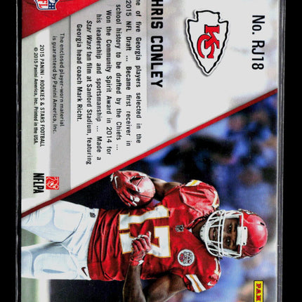 2015 Panini Rookies & Stars Chris Conley #RJ18 RC Jersey