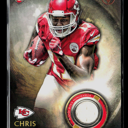 2015 Topps Valor Chris Conley #VRR-CC Player-Worn Jersey RC