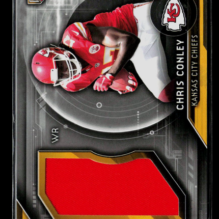 2015 Topps Football Chris Conley #RJR-CC RC Rookie Jumbo Relic Card Jersey