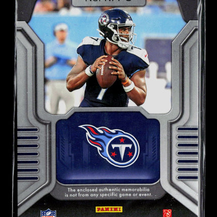 2023 Panini Playbook Malik Willis #RM-3 RC Jersey