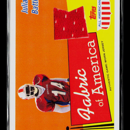 2003 Topps All American Fabric of America Julian Battle #FA-JB Relic Jersey