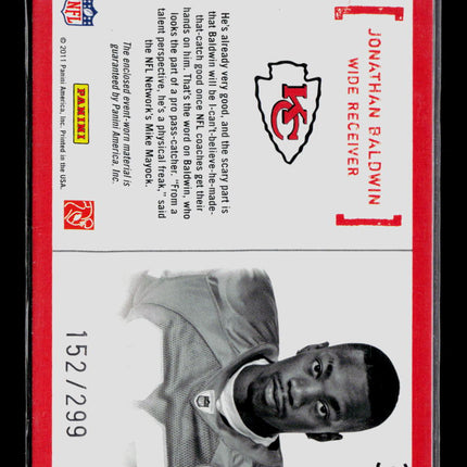 2011 Rookies & Stars Freshman Orientation Jonathan Baldwin #35 Jersey /299