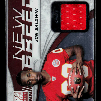 2011 Donruss Elite New Breed Jon Baldwin #17 Memorabilia Jersey 061/299