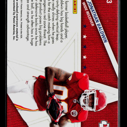 2011 Absolute Memorabilia Star Gazing Jonathan Baldwin #23 Jersey Patch
