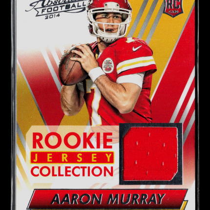 2014 Panini Absolute Football Aaron Murray #AM RC Rookie Jersey Collection