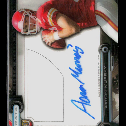 2014 Topps Strata Aaron Murray #CCAR-AMU Autograph Jersey RC Auto