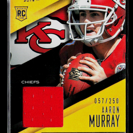 2014 Panini Prestige Aaron Murray #AM Event-Worn Jersey RC 057/250