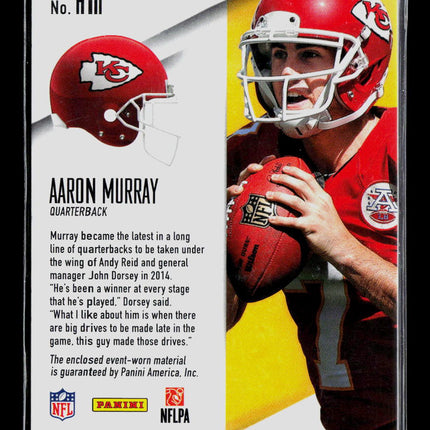 2014 Panini Prestige Aaron Murray #AM Event-Worn Jersey RC 057/250
