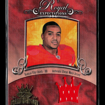 2003 Donruss Gridiron Kings Royal Expectations Larry Johnson #RE-10 Jersey
