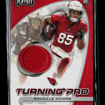2021 Panini Playoff Turning Pro Rondale Moore #TP-RMO RC Jersey