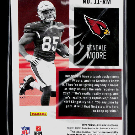2021 Panini Illusions Rondale Moore #II-RM RC Jersey