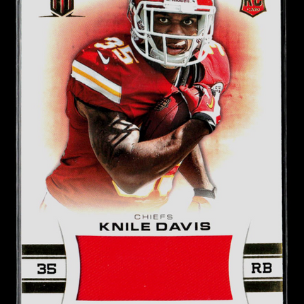 2013 Panini Momentum Knile Davis #56 301/399 RC Jersey