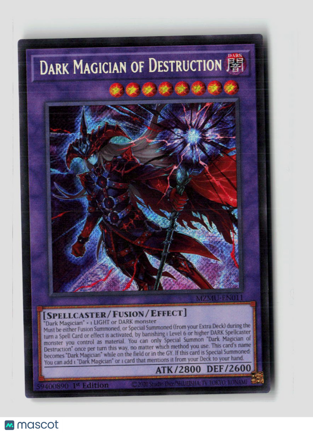 Yu-Gi-Oh! Dark Magician of Destruction Maze of Muertos SR MZMU-EN011 1st Edition