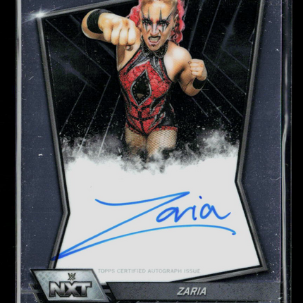 2026 Topps Chrome WWE Zaria #NXT-ZAR Auto