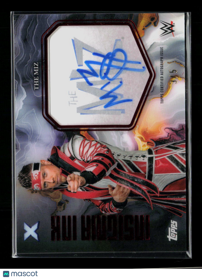 2025 Topps Exalted WWE The Miz #INI-MIZ Auto