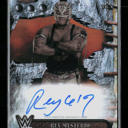 2025 Topps Chrome WWE Rey Mysterio #BAV-MYS Auto