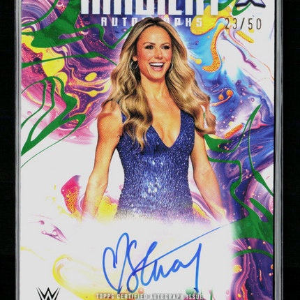 2025 Topps Exalted WWE Ambient Autographs Stacy Keibler #AMA-SKB 3/50 Auto
