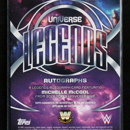 2026 Topps Universe WWE Michelle McCool #LA-MM Auto
