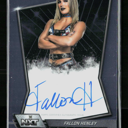 2026 Topps Chrome WWE Fallon Henley #NXT-FAL Auto