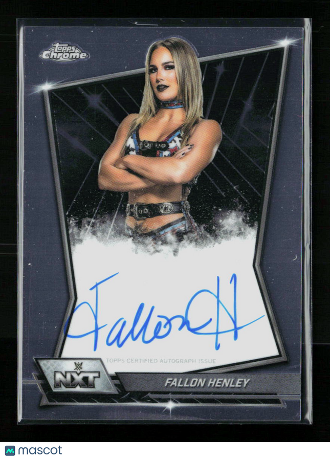 2026 Topps Chrome WWE Fallon Henley #NXT-FAL Auto