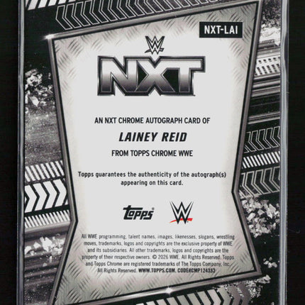 2026 Topps Chrome WWE Lainey Reid #NXT-LAI Auto