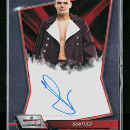 2026 Topps Chrome WWE Gunther #RBA-GUN Auto