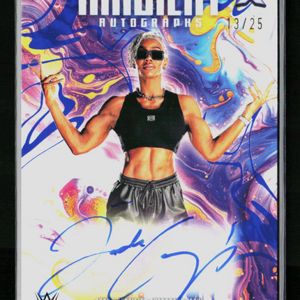 2025 Topps Exalted WWE Ambient Autographs Jade Cargill #AMA-JCG 13/25 Auto