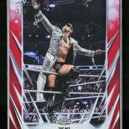 2026 Topps Chrome The Miz #48 Red Refractor 3/5
