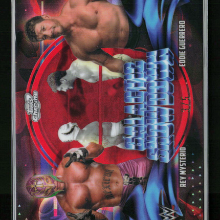 2023 Topps Chrome WWE Galactic Showdown Eddie Guerrero Rey Mysterio #GS-8