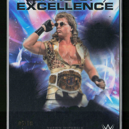 2026 Topps Chrome WWE Eras of Excellence Shawn Michaels #ERA-7 05/10