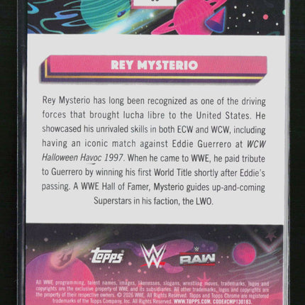 2026 Topps Cosmic Chrome WWE Rey Mysterio #69 04/10