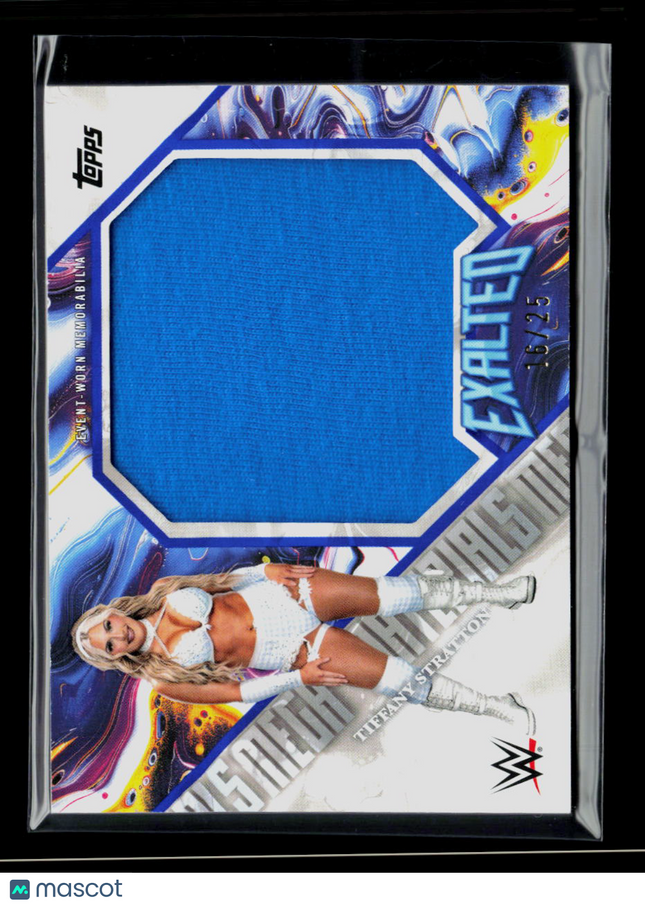 2025 Topps Exalted WWE Tiffany Stratton #MM-TS Relic Memorabilia 16/25