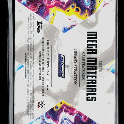 2025 Topps Exalted WWE Tiffany Stratton #MM-TS Relic Memorabilia 16/25
