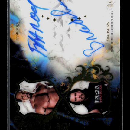 2025 Topps Royalty WWE Bradshaw Faarooq #DUA-APA 04/25 Auto
