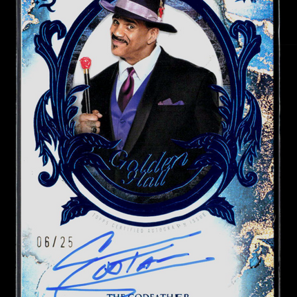 2025 Topps Royalty WWE The Godfather #GHA-TGF Blue 06/25 Auto