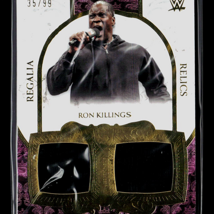 2025 Topps Royalty WWE Regalia Relics Ron Killings #RR-29 35/99 Relic