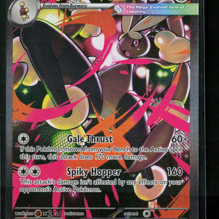 Pokemon 2025 Mega Evolution – Phantasmal Flames Mega Lopunny EX SAR #128/94