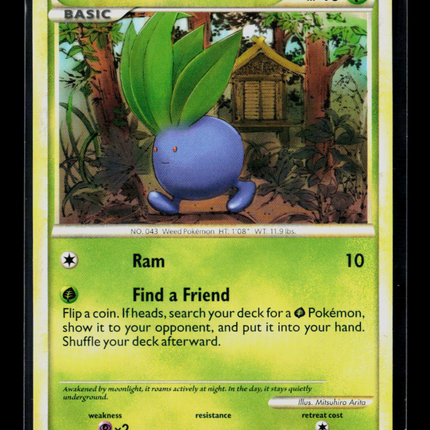 Pokemon 2014 HS Undaunted Oddish #60/90