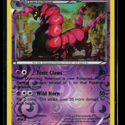 Pokemon 2011 Black & White Scolipede #40/98