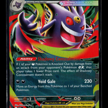 Pokemon Mega Evolution Mega Gengar EX FA #073