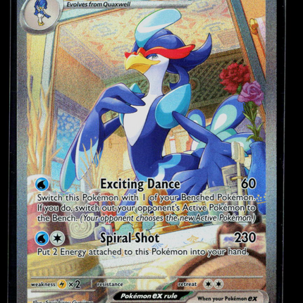 Pokemon 2023 Paldea Evolved Quaquaval EX SAR #260/193