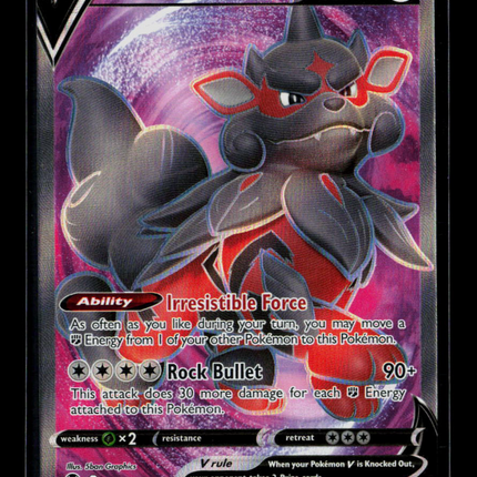 Pokemon 2022 Lost Origin Hisuian Arcanine V FA #179/195