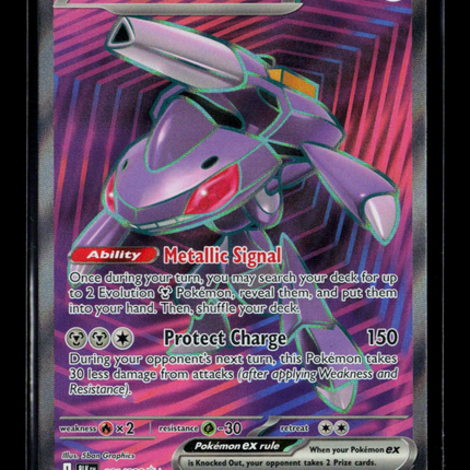 Pokemon 2025 Black Bolt Genesect EX SAR #161/86