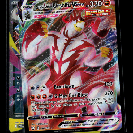 Pokemon 2021 Battle Styles Single Strike Urshifu VMAX #86/163