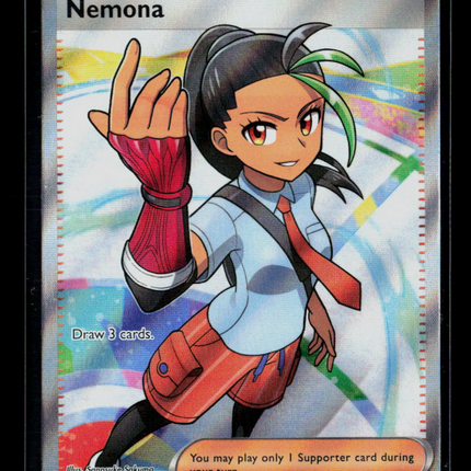 Pokemon 2024 Paldean Fates Nemona UR FA #229/91